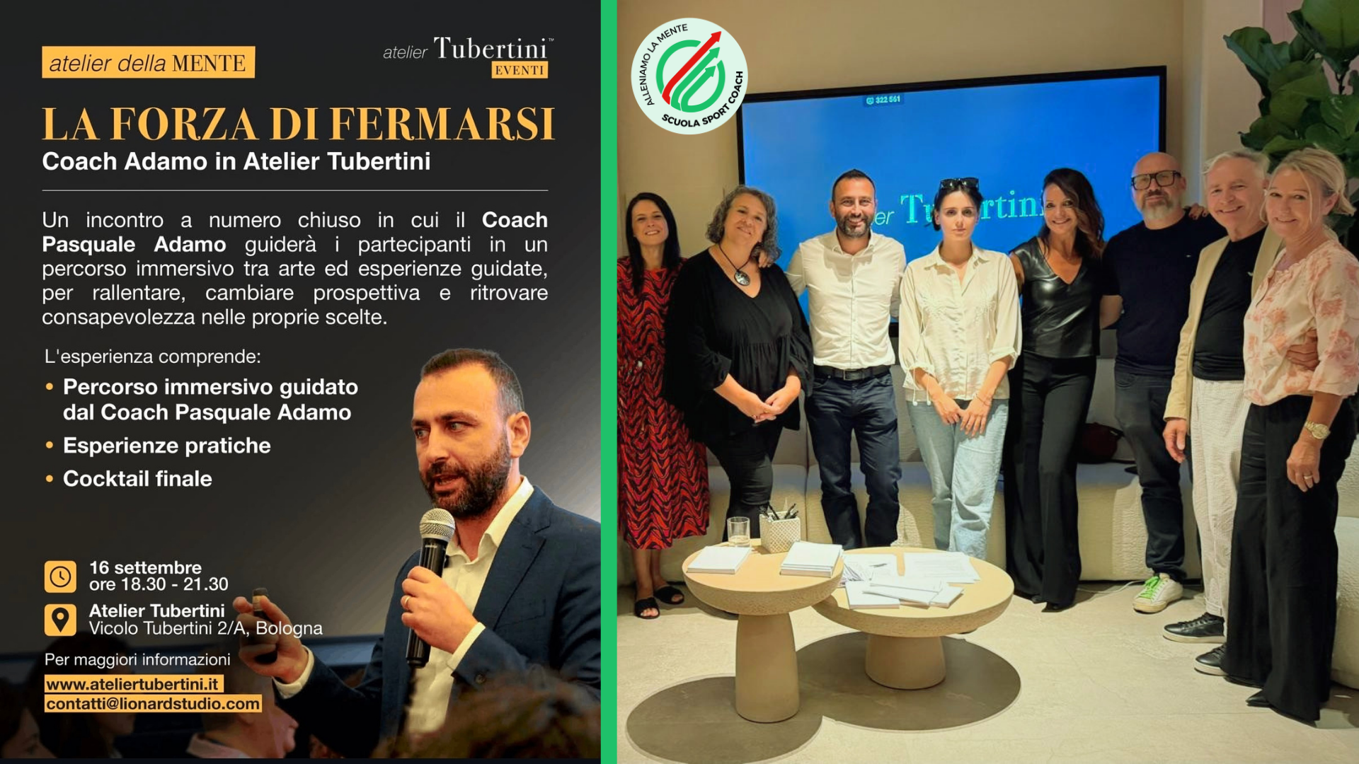 Coaching esperienziale a Bologna con Coach Adamo